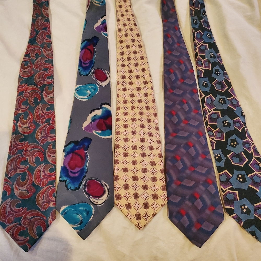 5 Silk Ties